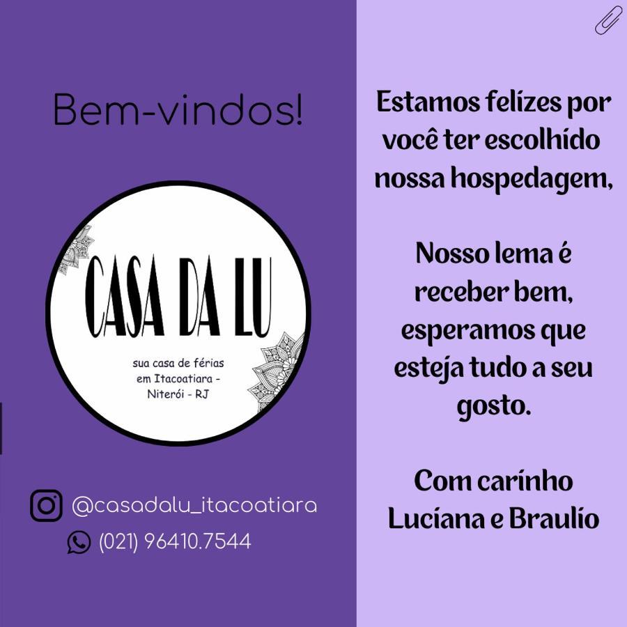 Casa Da Lu Itacoatiara -Apartamento Costao Niterói Esterno foto